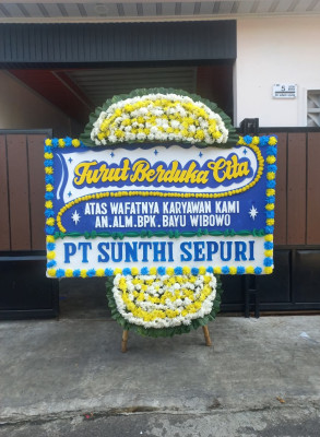 Papan Bunga Duka di Gamalama